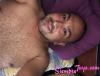 Oso caliente y complaciente